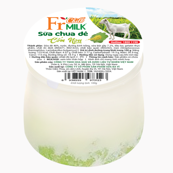 Sữa Chua Dê Cốm Non