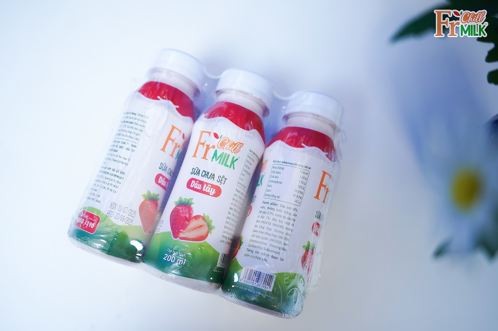 Sữa Chua Sệt Dâu Tây